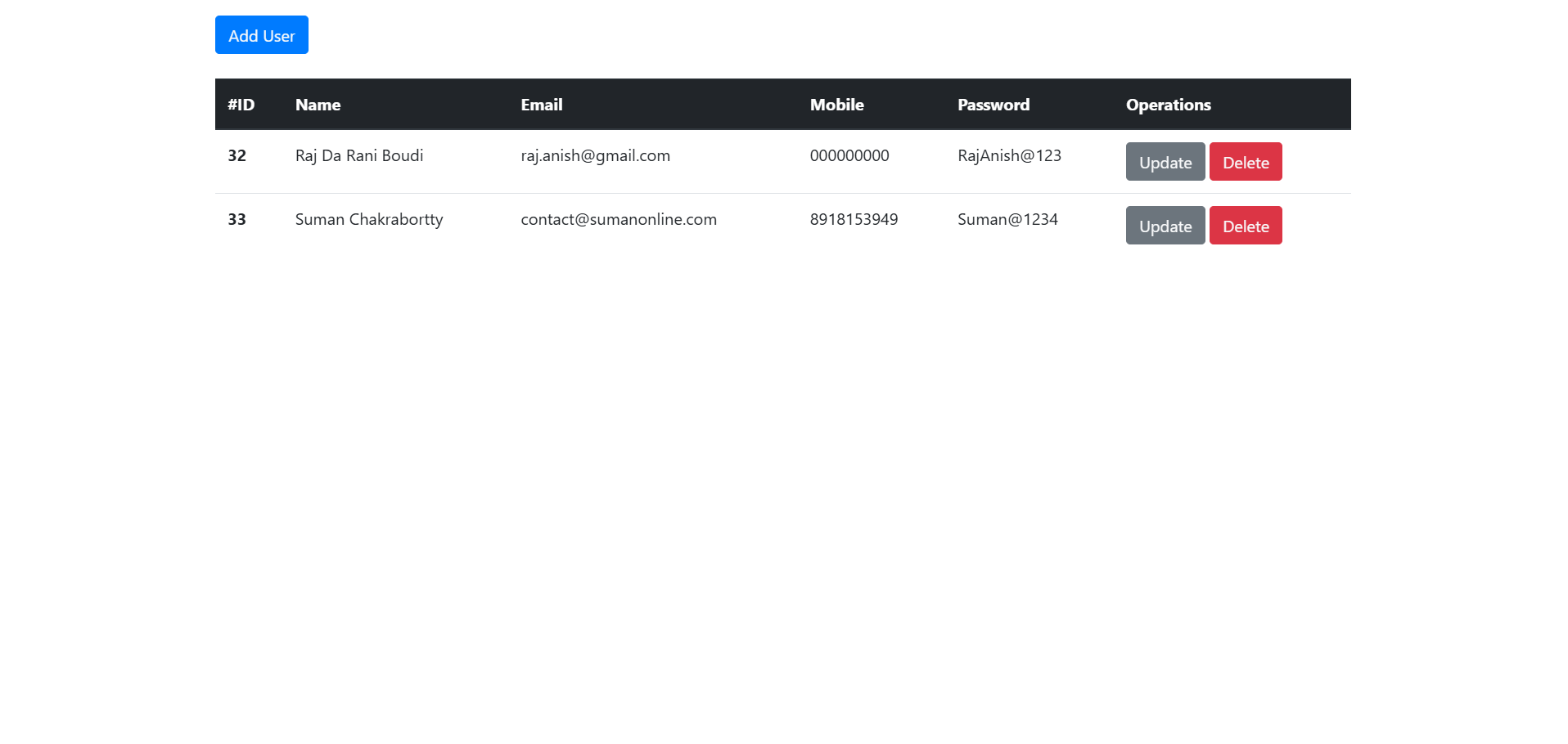 Php CRUD app Thumbnail