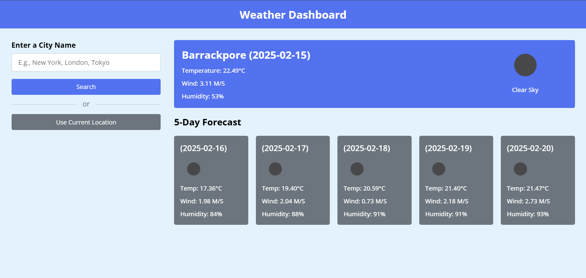 Weather App Thumbnail